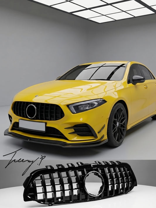Panamericana GT style front bumper grille for Mercedes A Class W177

