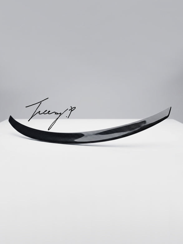 Carbon fiber rear boot lip spoiler for BMW 2 Series F22 F23 2014 to 2020
