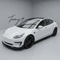 Tesla Model 3 gloss black body kit front lip diffuser side skirts 2017+

