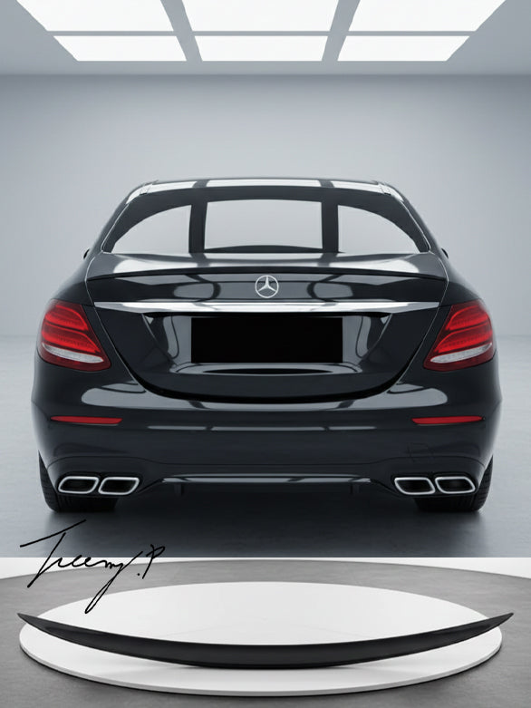 Mercedes E Class W213 saloon gloss black boot spoiler
