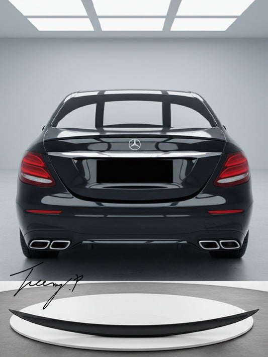 Mercedes E Class W213 saloon gloss black boot spoiler
