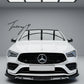 Mercedes CLA W118 C118 CLA45S AMG gloss black front splitter lip
