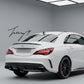 Mercedes CLA W117 gloss black rear boot spoiler lip
