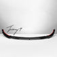 Mercedes E Class W213 S213 A238 C238 gloss black front bumper lip splitter
