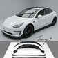Tesla Model 3 gloss black body kit front lip diffuser side skirts 2017+
