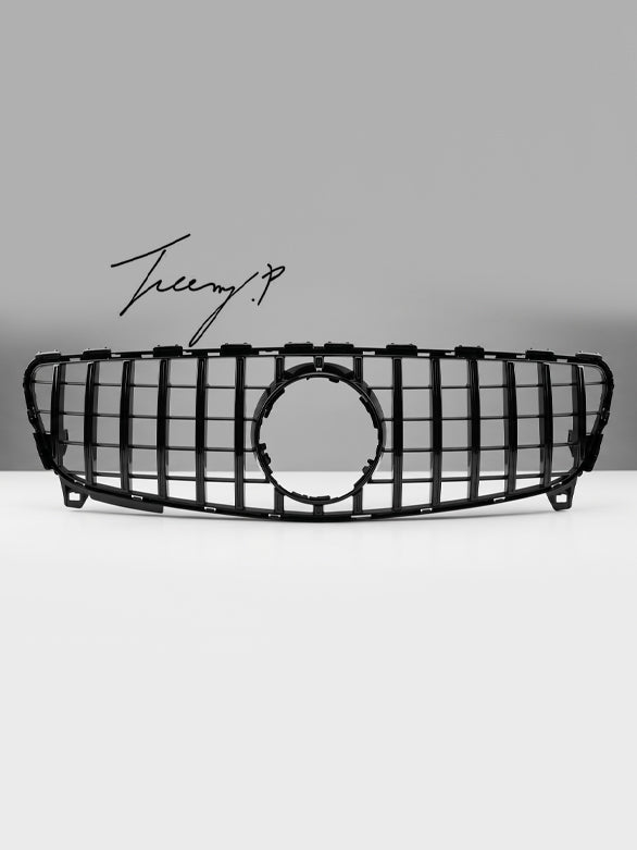 Gloss black GT front grille for Mercedes A Class W176
