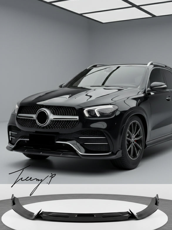 Mercedes GLE W167 C167 AMG Line front splitter lip spoiler 2019 to 2023
