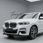 BMW X3 G01 LCI M Sport gloss black front splitter lip 2021+
