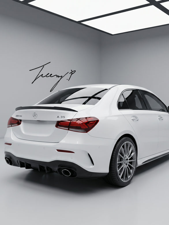 Rear boot spoiler bodykit for Mercedes A Class W177 A35
