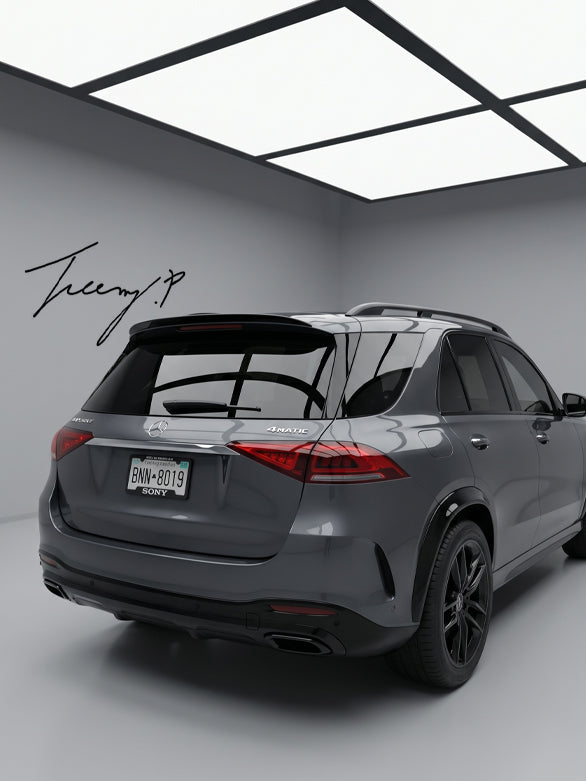 Gloss black rear roof spoiler for Mercedes GLE V167 2020 and newer
