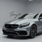 Mercedes C Class C63 AMG front splitter lip spoiler 2015 to 2020

