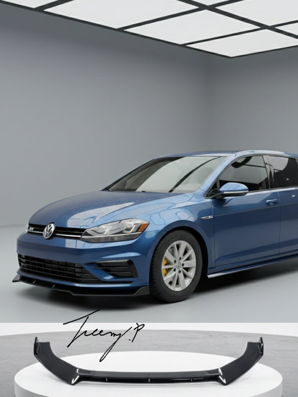 VW Golf MK7 MK7.5 front splitter lip spoiler body kit
