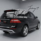 OE AMG style running boards side steps for Mercedes GLE W166 2015 to 2019
