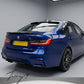 Gloss black M Performance rear window roof spoiler for BMW 3 Series G20 2018 and newer
