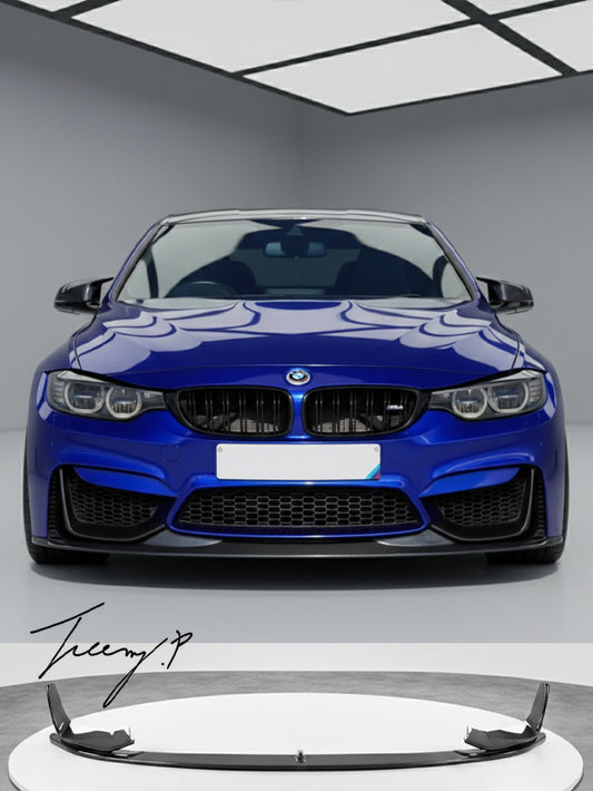 BMW M3 M4 F80 F82 MP style carbon look front splitter lip
