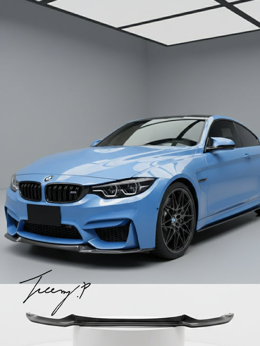 BMW M3 M4 F80 F82 F83 CS style carbon look front lip splitter

