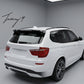 Gloss black M Performance style rear roof spoiler for BMW X3 F25 2010 to 2017
