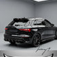 Gloss black rear boot spoiler for Audi A3 8Y S-Line hatchback (2021+).