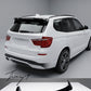 Gloss black M Performance style rear roof spoiler for BMW X3 F25 2010 to 2017
