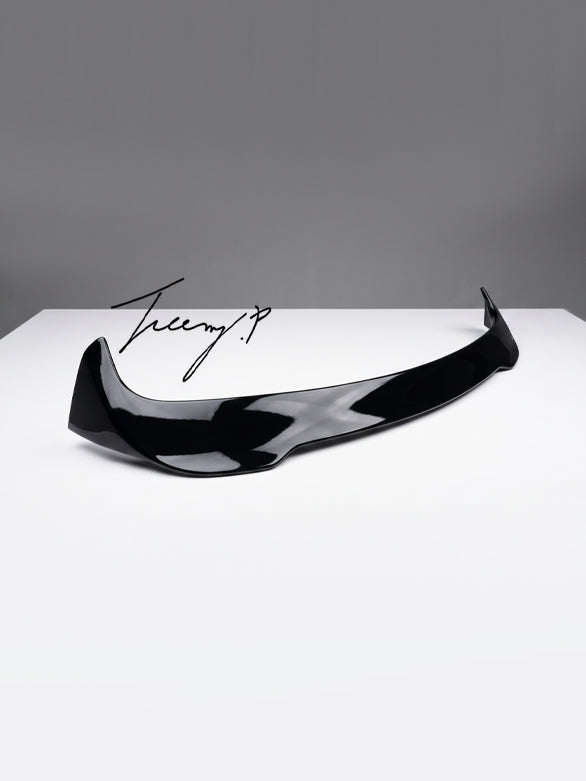 Gloss black M Performance style rear roof spoiler for BMW X3 F25 2010 to 2017
