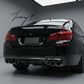 BMW 5 Series F10 F11 M Sport rear diffuser bodykit carbon dipped for 2011 - 2016 models
