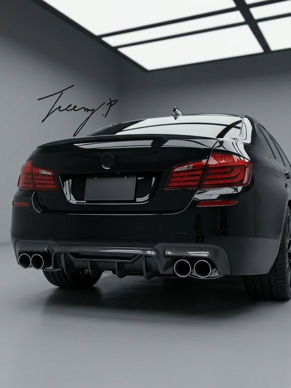 BMW 5 Series F10 F11 M Sport rear diffuser bodykit carbon dipped for 2011 - 2016 models

