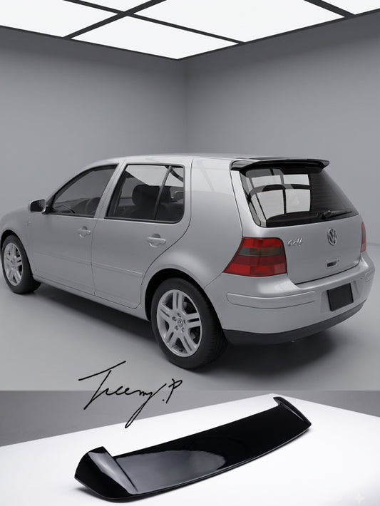 VW Golf MK4 gloss black rear roof spoiler wing
