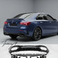 AMG line rear diffuser bumper spoiler for Mercedes A Class Saloon W177 2018 to 2023
