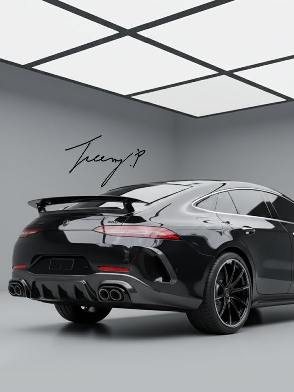 Real carbon fiber rear spoiler for Mercedes AMG GT X290 GT50 GT53 GT63 GT63S 2023 to present
