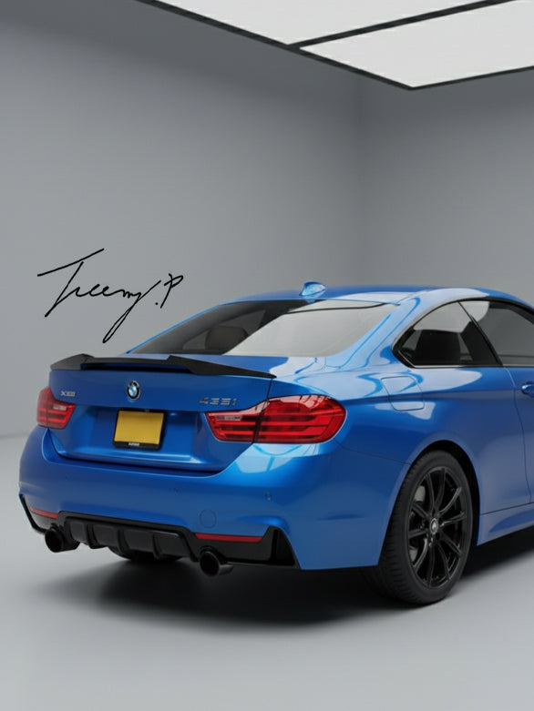 Carbon fiber rear diffuser installed on a 2018-2023 pre-facelift BMW X5 G05 M Sport