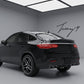 Mercedes GLE Coupe C292 AMG Line GLE63 style rear diffuser with black tailpipes
