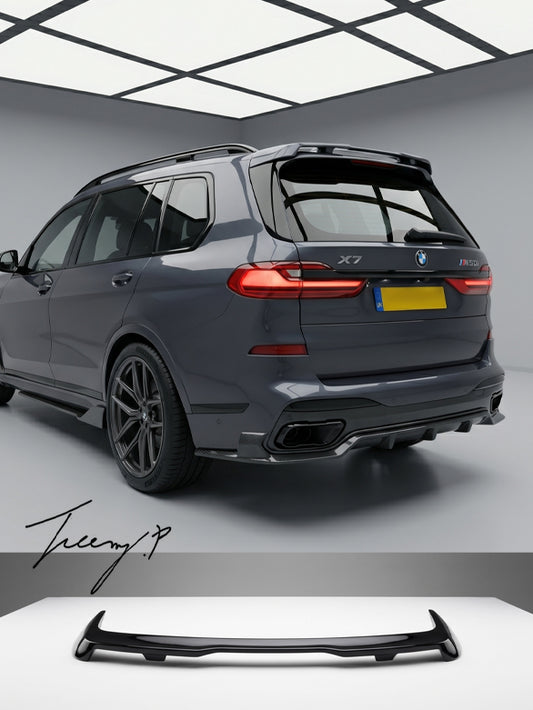 Rear roof spoiler body kit for BMW X7 G07
