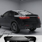 Mercedes GLE Coupe C292 AMG Line GLE63 style rear diffuser with black tailpipes
