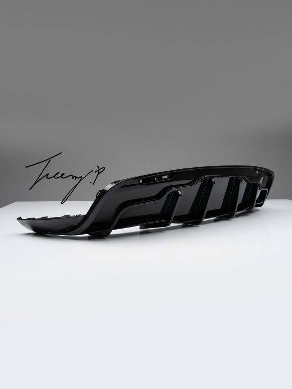 Tesla Model Y gloss black rear diffuser splitter 2019+
