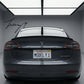 Tesla Model Y carbon effect rear trunk lip spoiler 2020
