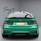 PSM style highkick carbon trunk spoiler for BMW M3 G80 and 3 Series G20 2019 to present
