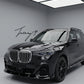 BMW X7 G07 M Sport front lip splitter in gloss black
