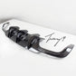 Mercedes C63 AMG W204 facelift carbon fiber DTM rear diffuser
