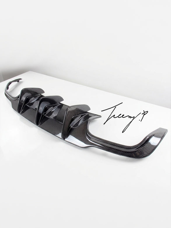 Mercedes C63 AMG W204 facelift carbon fiber DTM rear diffuser

