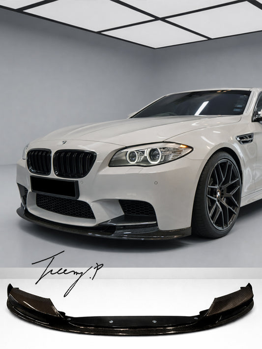 BMW M5 F10 carbon fiber 3D style front lip 2011 to 2016
