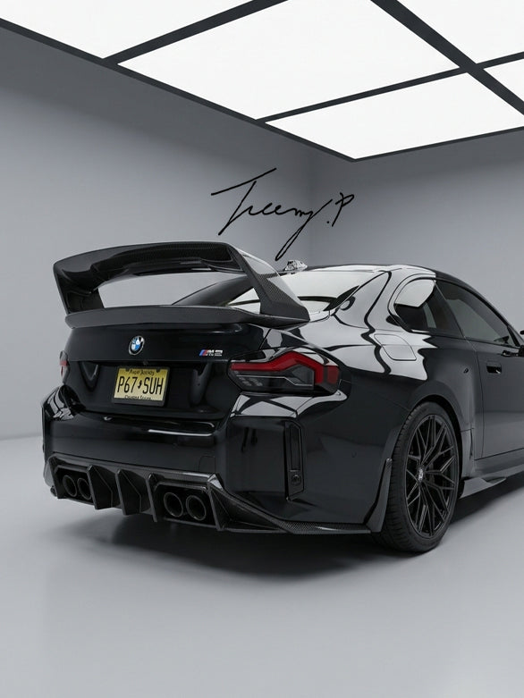 BMW M2 G87 carbon fiber M Performance style rear diffuser 2023 to present
