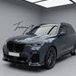 BMW X7 G07 full body kit with front splitter diffuser side skirts and rear spoiler for 2019+ models
