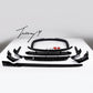 BMW X7 G07 full body kit with front splitter diffuser side skirts and rear spoiler for 2019+ models
