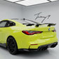 BMW M3 G80 and M4 G82 carbon fiber MP style rear wing

