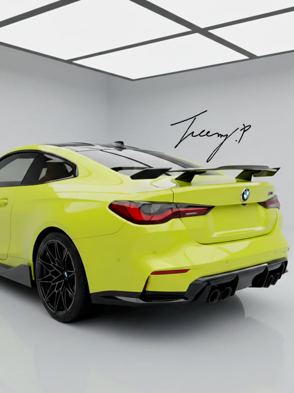 BMW M3 G80 and M4 G82 carbon fiber MP style rear wing
