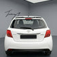Rear bumper diffuser installed on a 2014-2017 Toyota Yaris.
