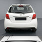 Rear bumper diffuser installed on a 2014-2017 Toyota Yaris.