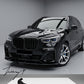 BMW X6 G06 gloss black front splitter lip M Performance style OEM fit 2019 plus
