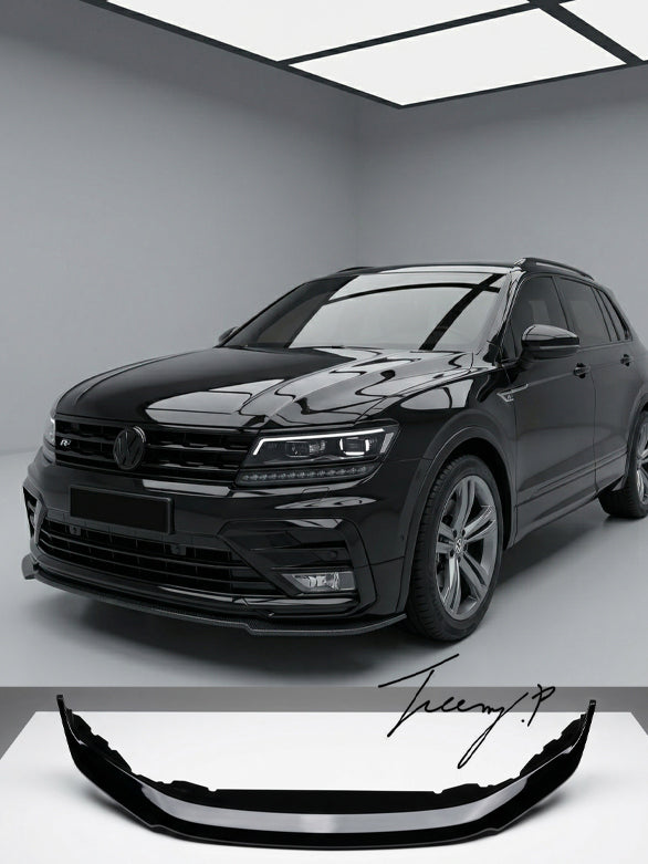 VW Tiguan MK2 R Line front splitter 2015 to 2020
