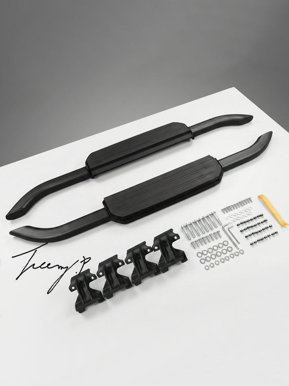 Land Rover Defender 90 L663 black running board side steps 2020+
